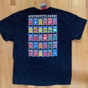 NHL History of the League Reebok T-shirt XL